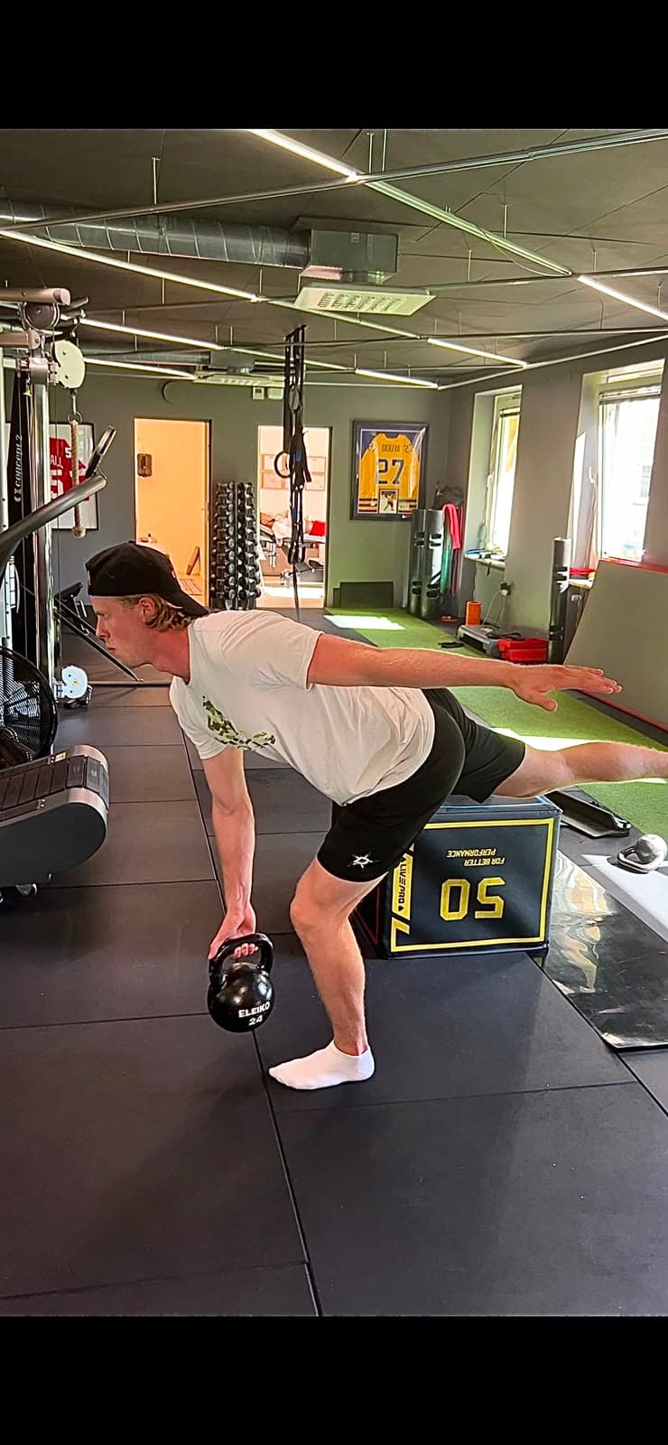 Rehabiliterande träning på gym